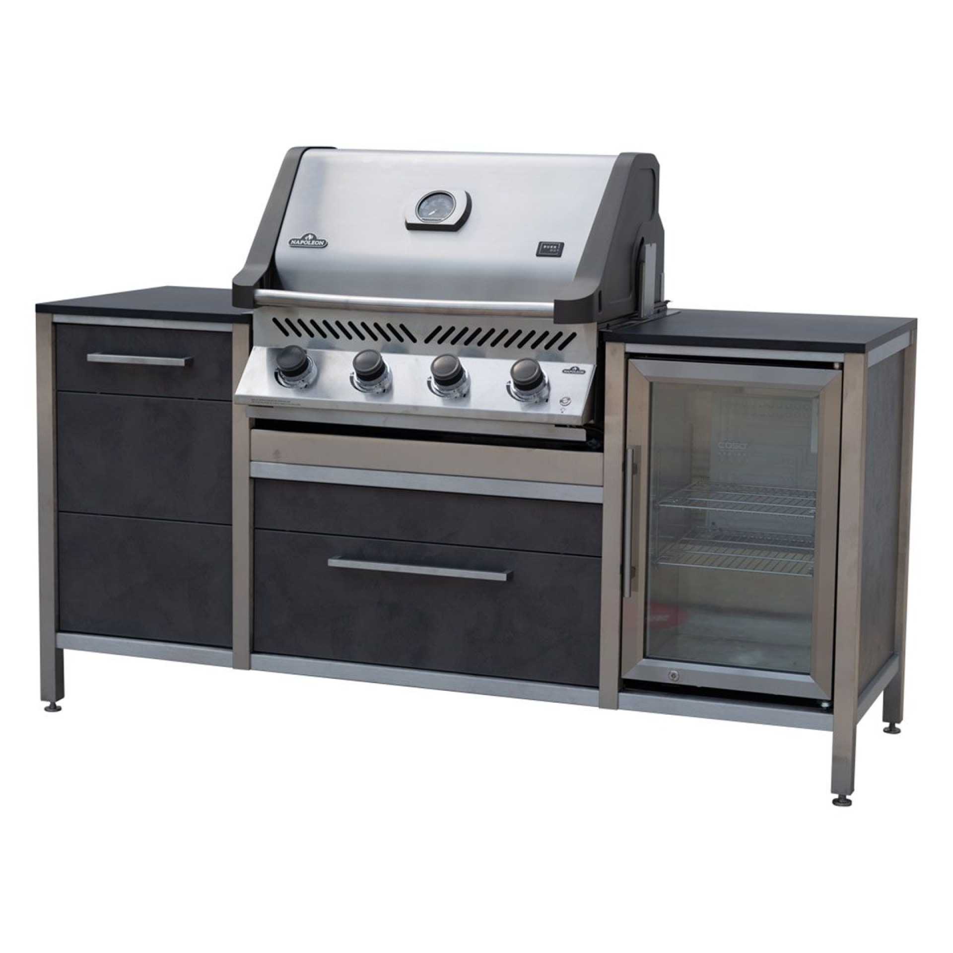 Burnout BBQ Block grau / Shadow